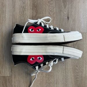 Comme des Garçons Play x Chuck
70 Low 'Black' SZ 7 Womens
